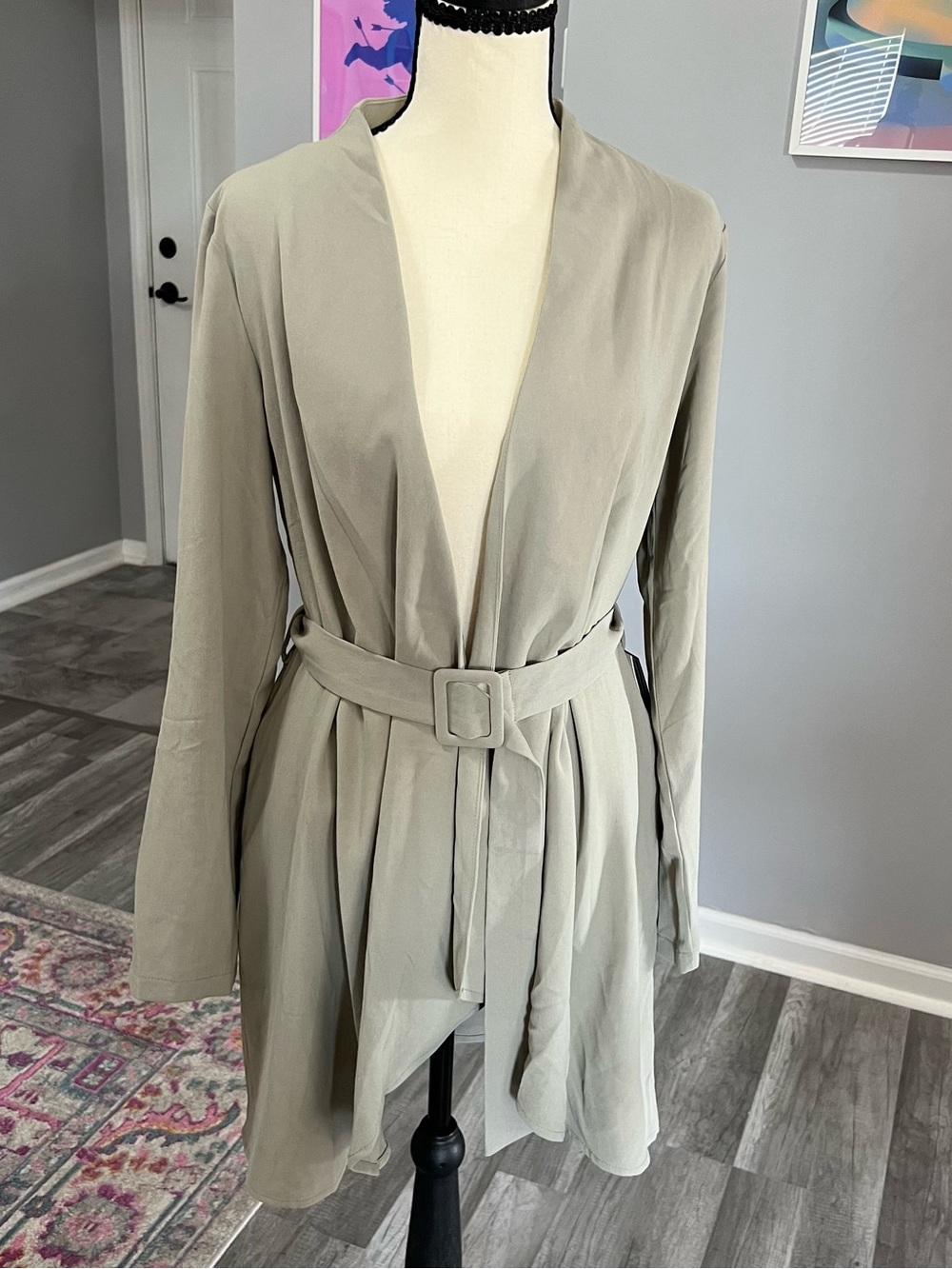 NWT Sage Belted Blazer Jacket